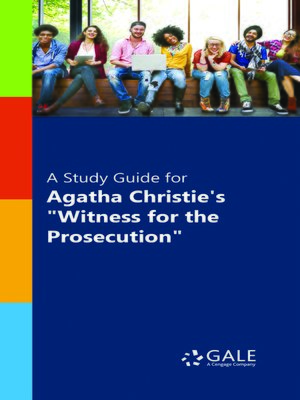 cover image of A Study Guide for Agatha Christie's "Witness for the Prosecution"